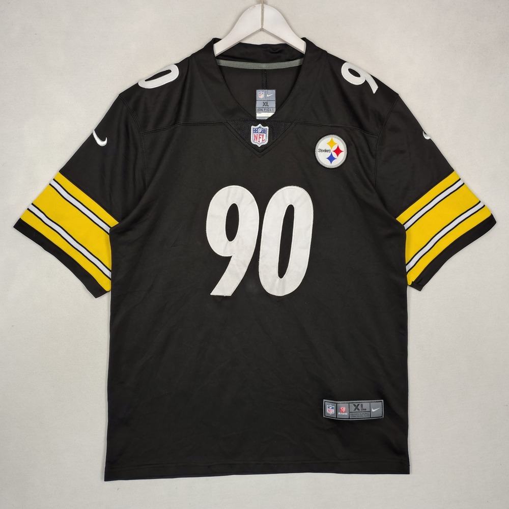 Nike NFL Pittsburgh Steelers TJ Watt 90 Jersey Mens XL Black Football